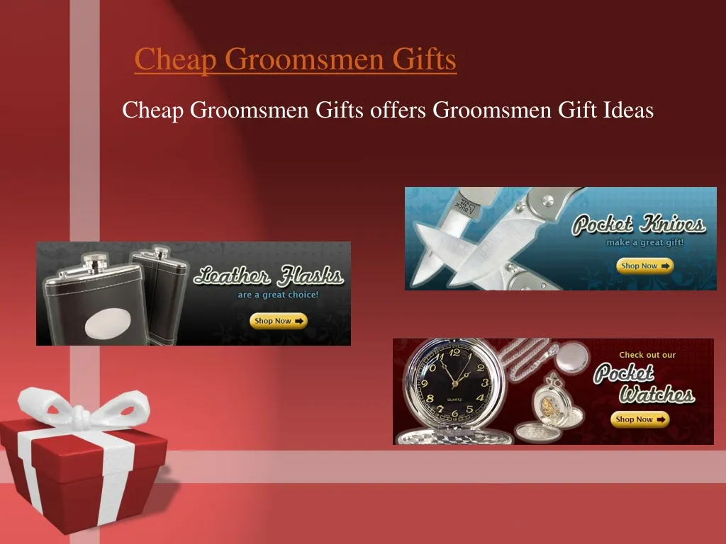 cheap groomsmen gifts