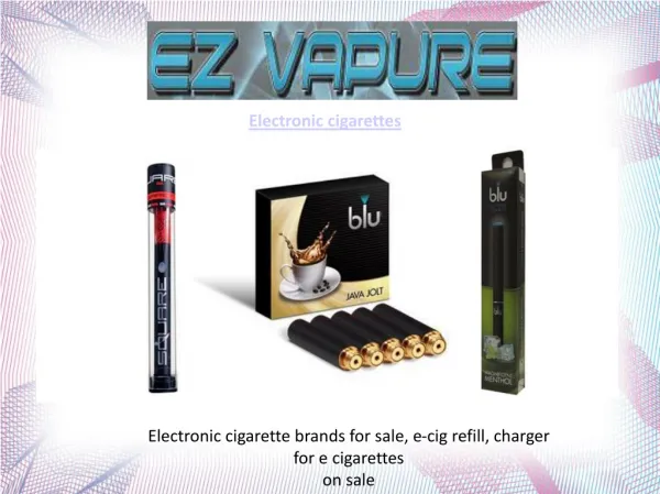 Electronic Cigarettes | E Cigarette