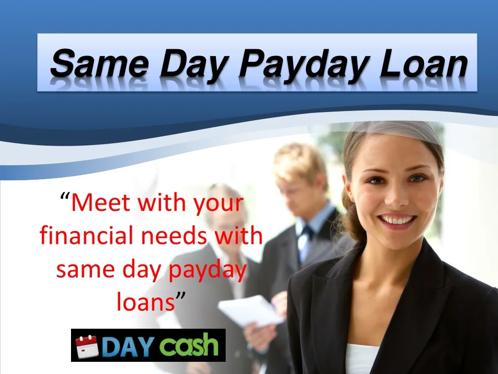 same day payday loan