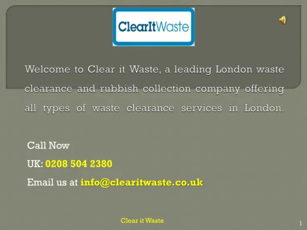 Waste Clearance Services