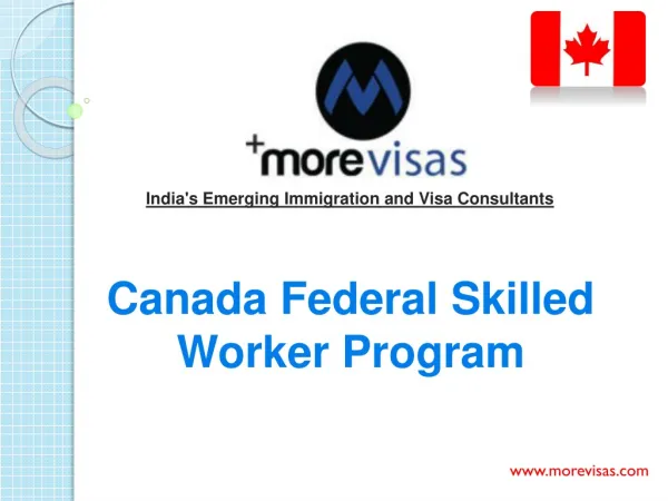 Canada Federal Skilled Worker Program 2014 | MoreVisas