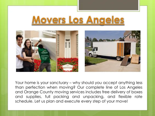 Movers Los Angeles Ca
