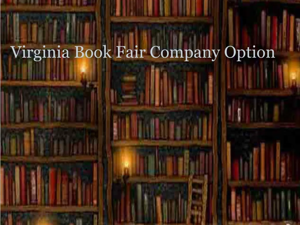 virginia book fair company option