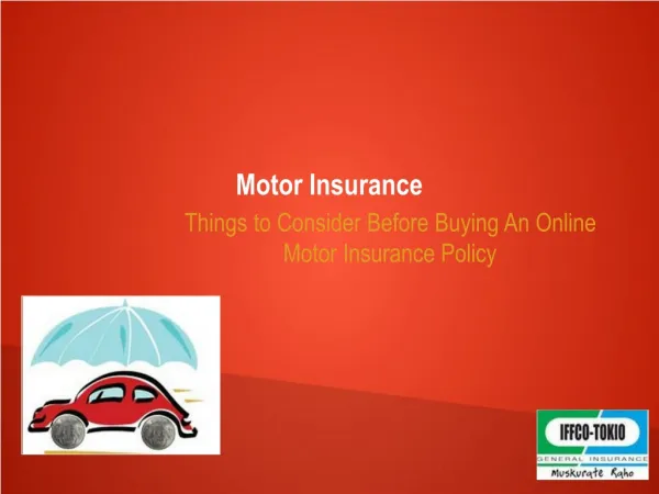Best Online Motor Insurance Policy