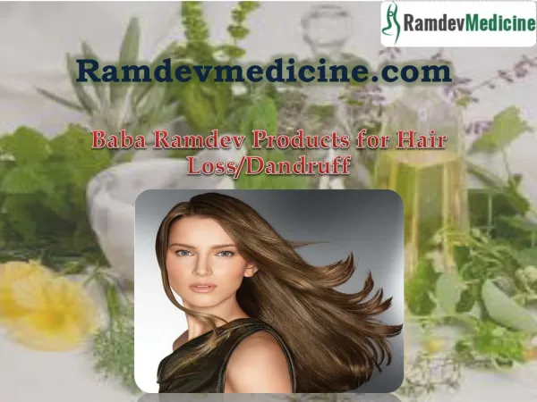 Baba Ramdev Products for Hair Loss
