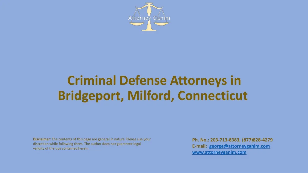 criminal defense attorneys in bridgeport milford connecticut