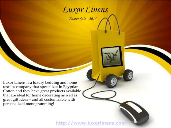 Luxor linens - Easter Sale 2014