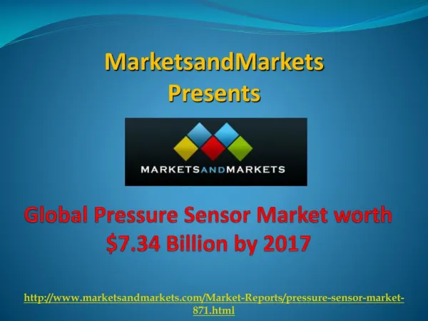 Pressure Sensor Market by 2017