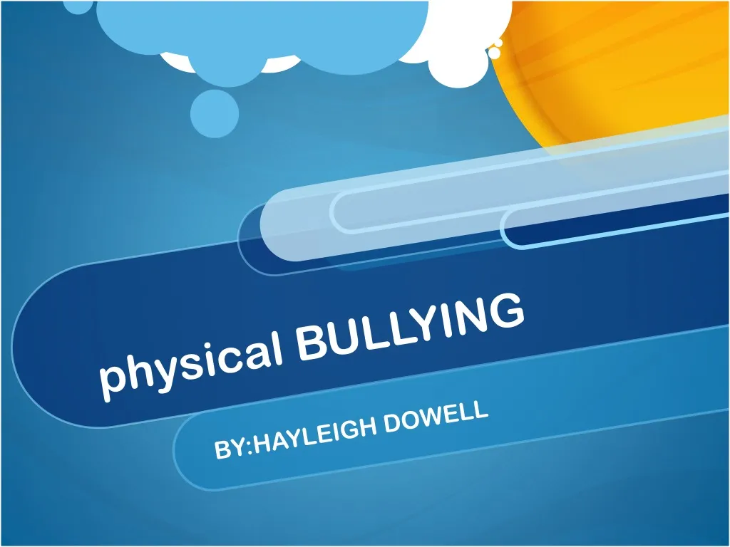 physical bullying