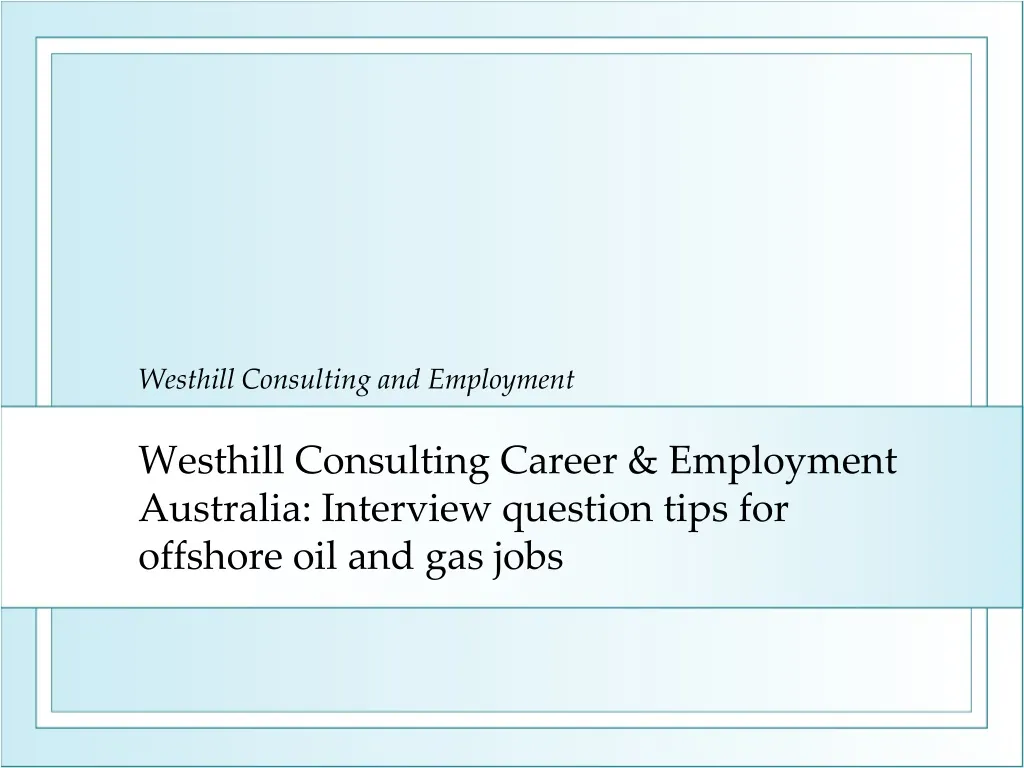 westhill consulting and employment