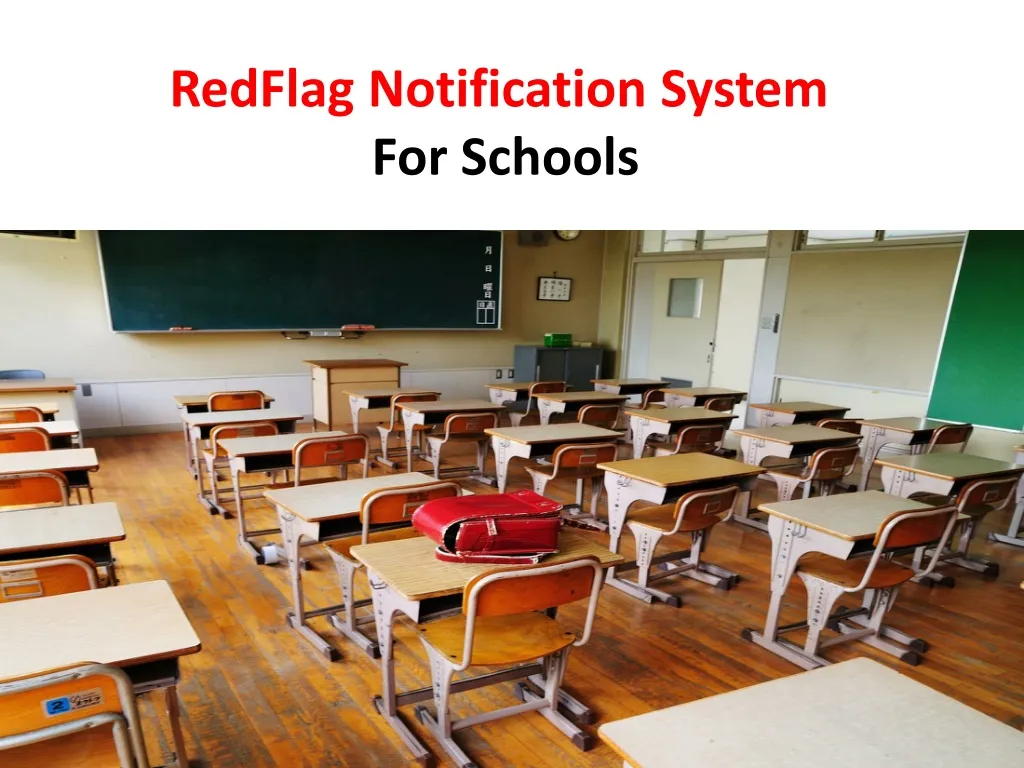 redflag notification system for schools