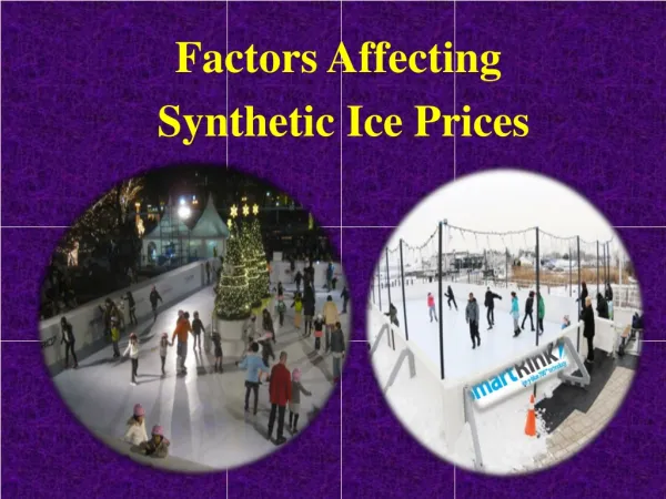 Factors Affecting Synthetic Ice Prices
