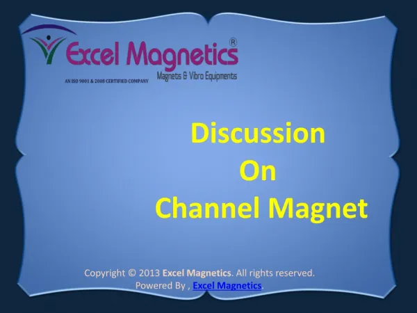 channel magnet manufacturer