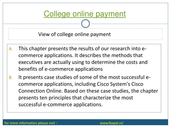 college online Payment Solutions with FeePal