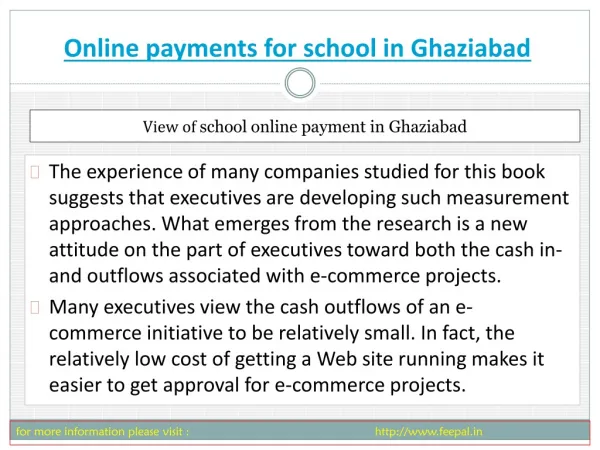 Topics related to online payment for school in Ghaziabad di
