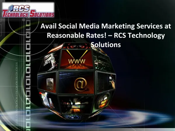 Avail Social Media Marketing Services at Reasonable Rates!