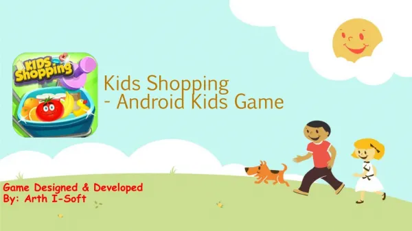 Kids Shopping - Android Kids Game