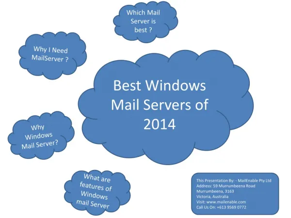 Best Windows Mail Servers of 2014