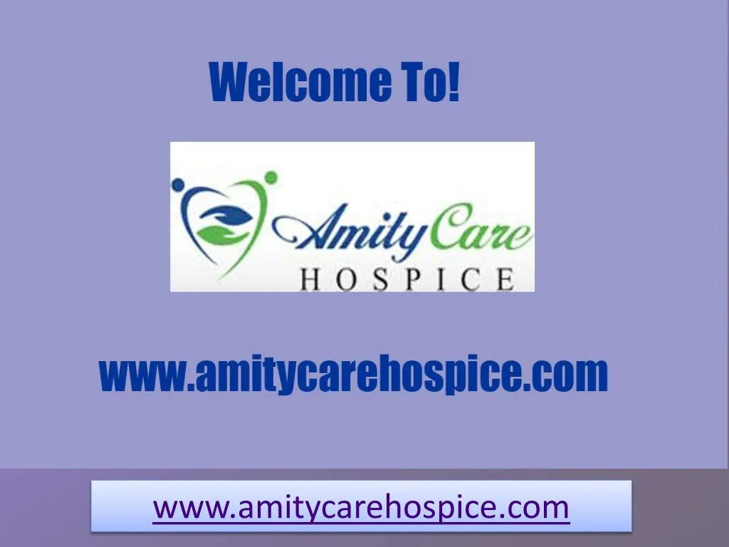 www amitycarehospice com