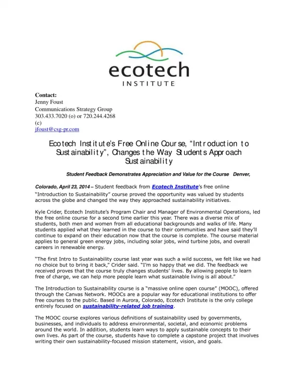 Ecotech Institute