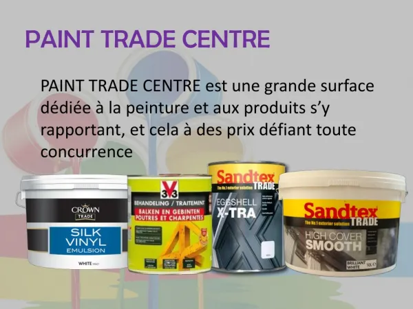 PAINT TRADE CENTRE