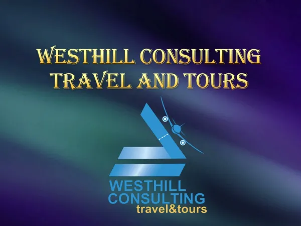 Westhill Consulting Travel and Tours Guide: Experience Spa i