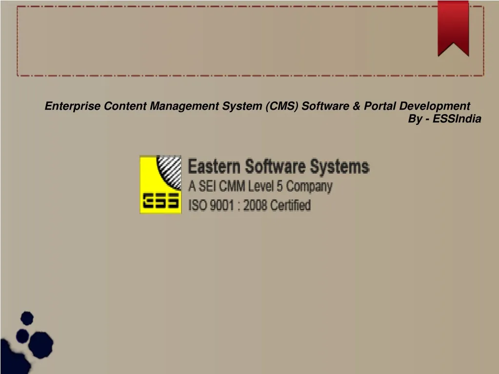 enterprise content management system cms software portal development by essindia
