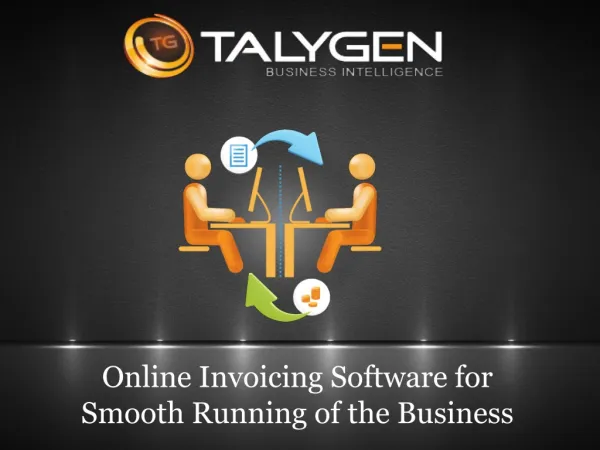 Online Invoicing Software for Small Business – Talygen