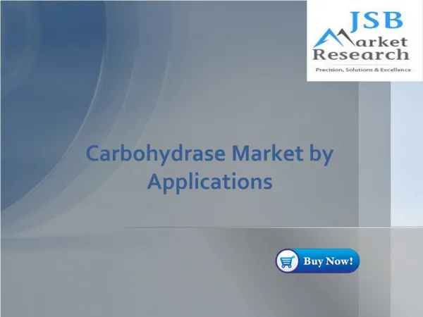 JSB Market Research - Carbohydrase Market by Applications