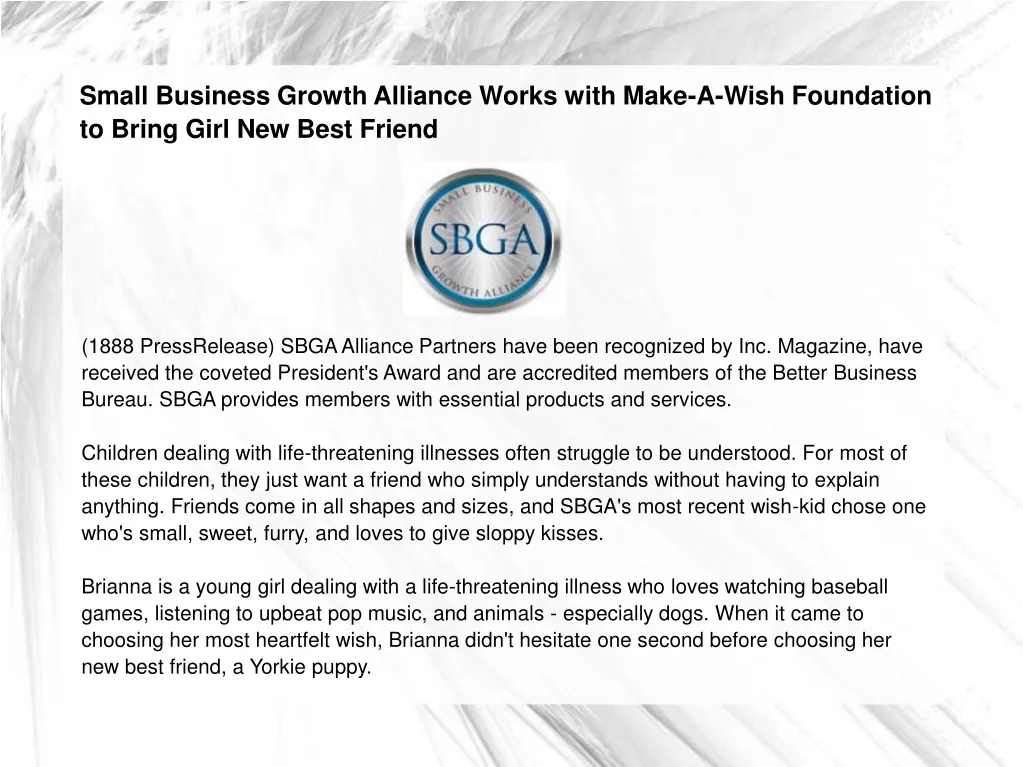small business growth alliance works with make