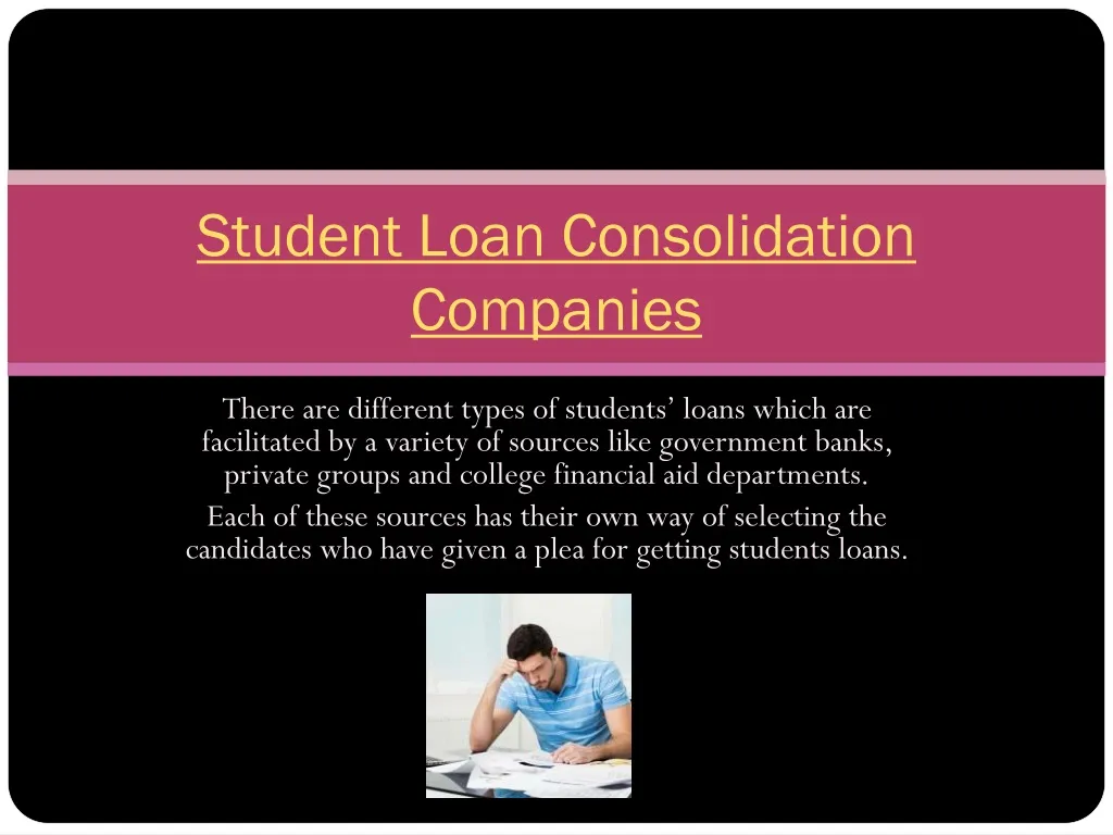 student loan consolidation companies