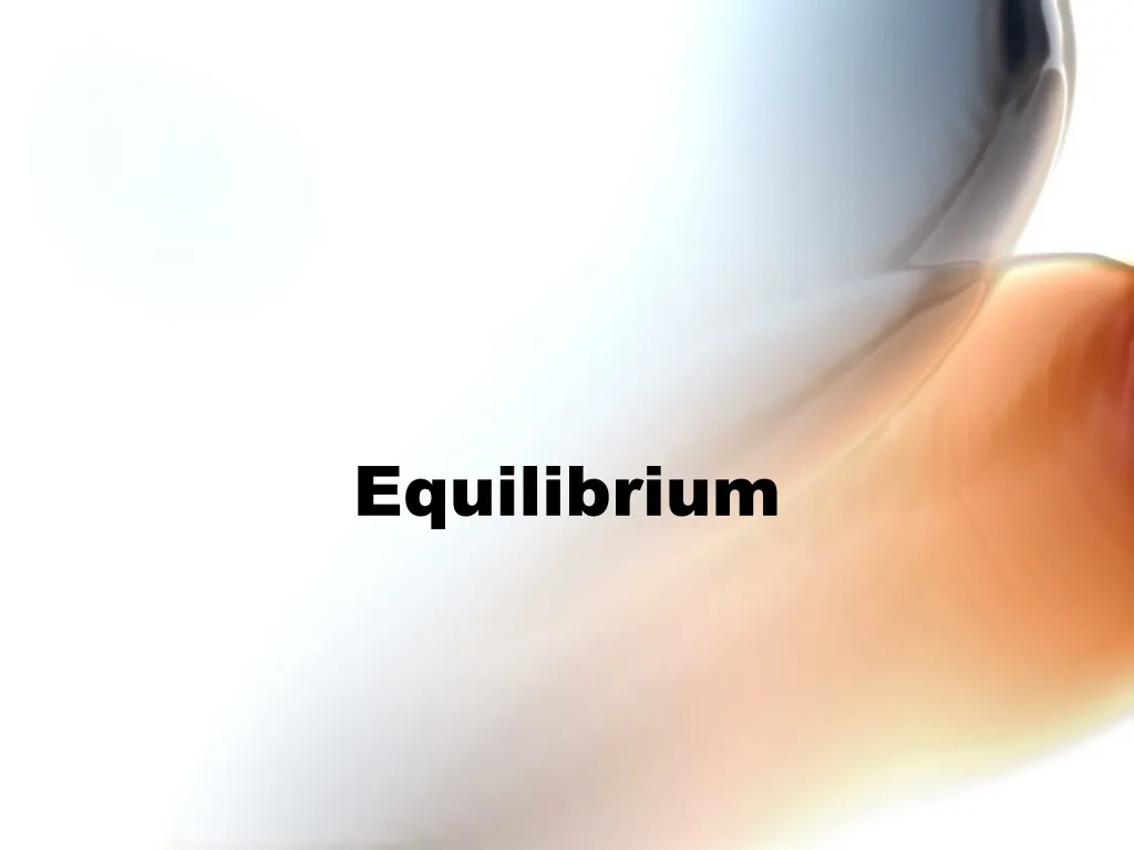 equilibrium