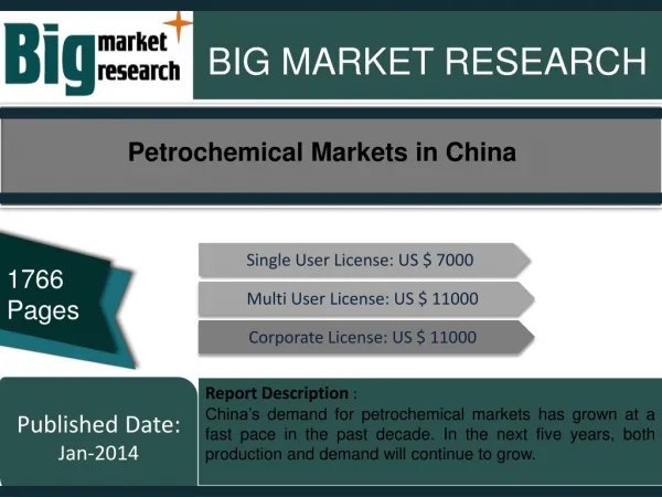 Petrochemical Markets in China