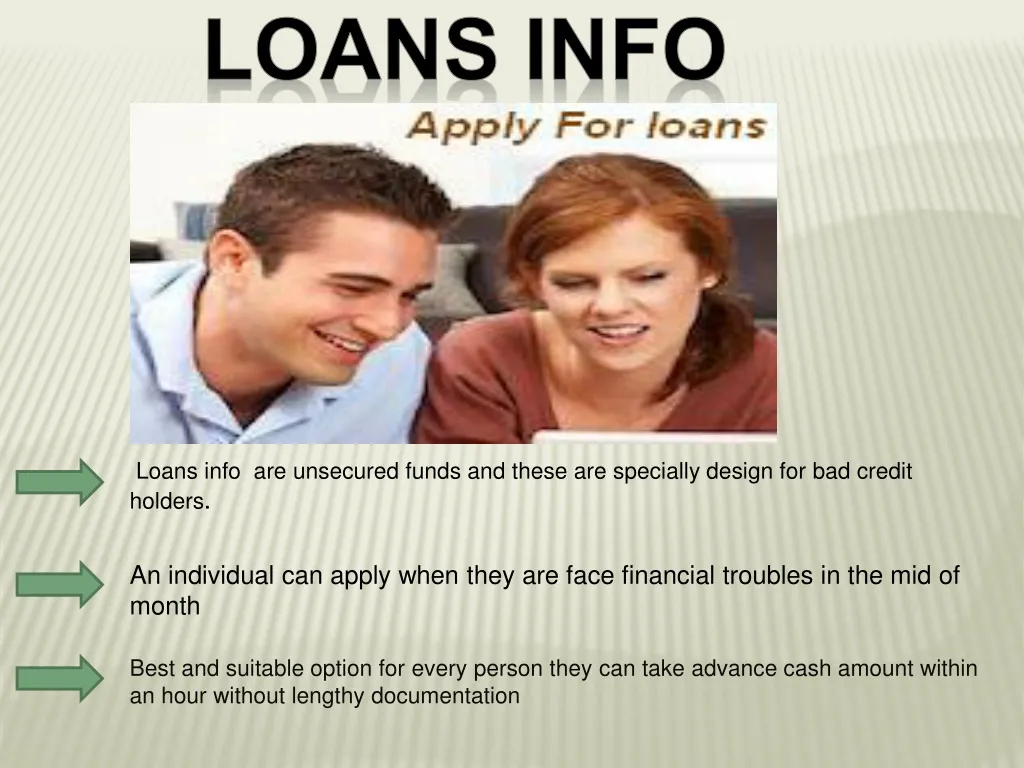 loans info