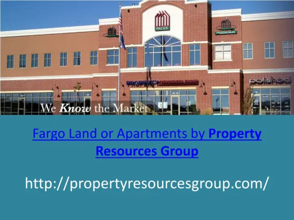 Fargo Land or Apartments by Property Resources Group