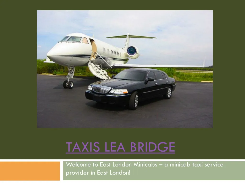 taxis lea bridge