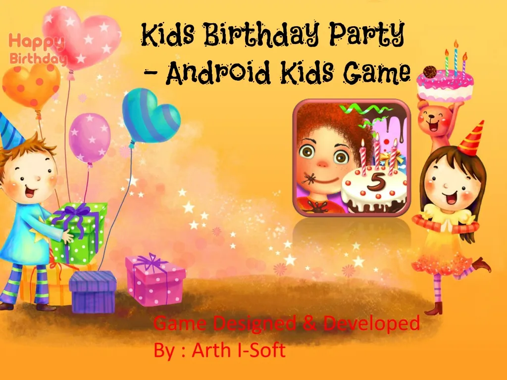 kids birthday party android kids game