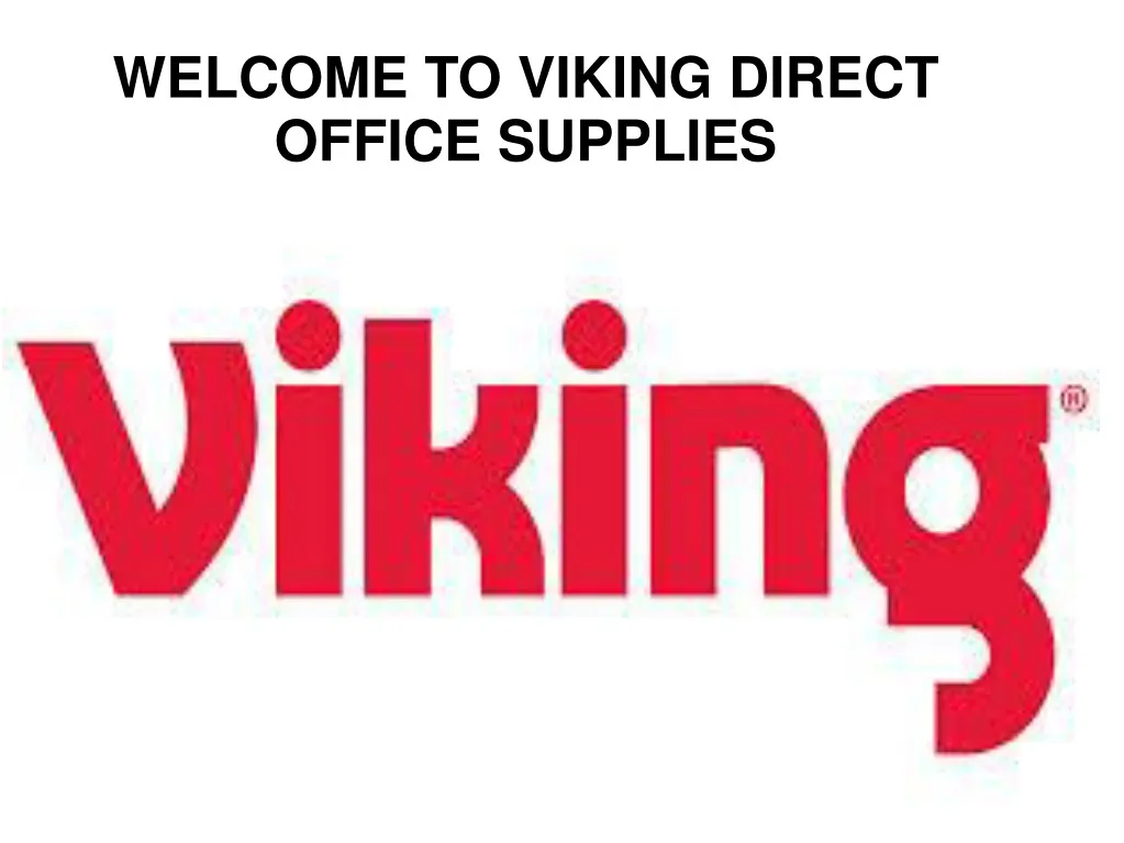 welcome to viking direct office supplies