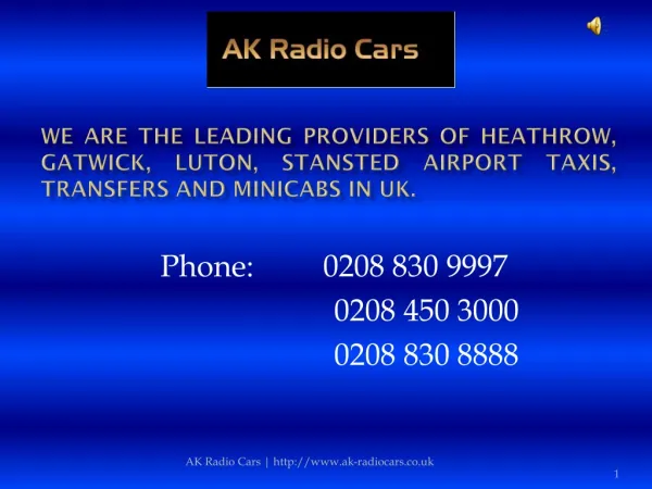 Taxi To Luton Airport - Cheap Taxi Service