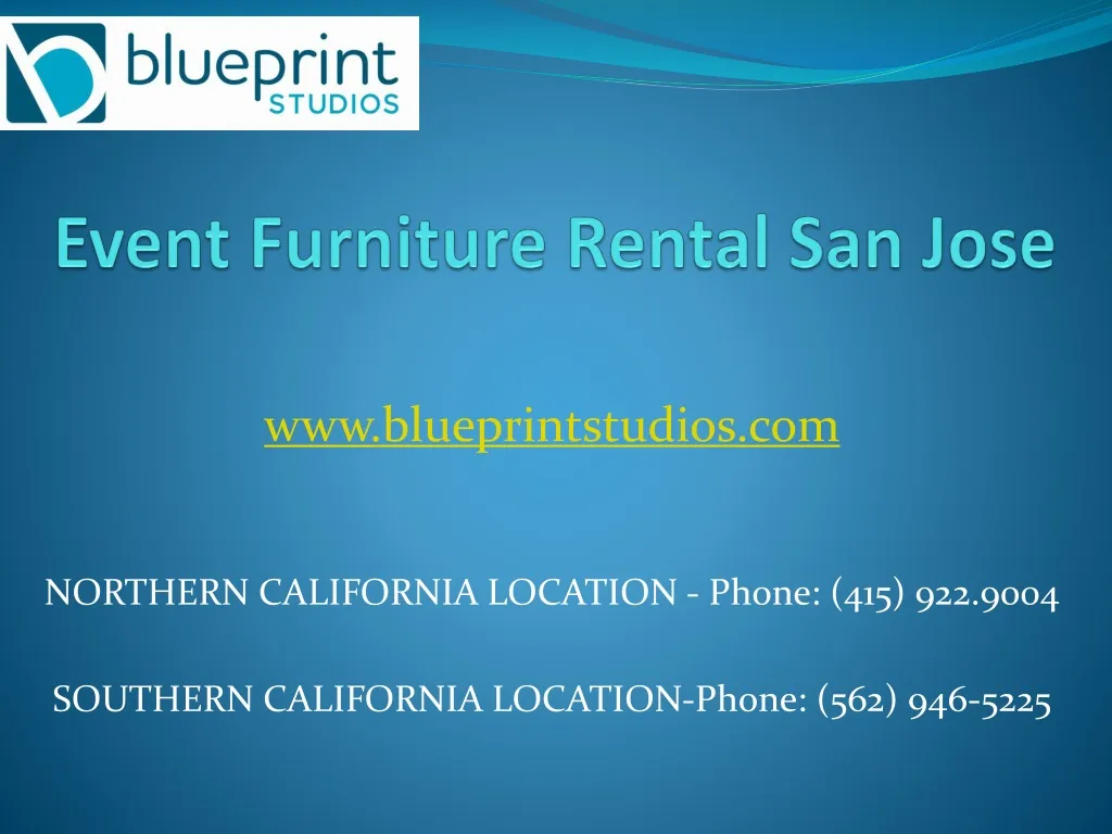 event furniture rental san jose