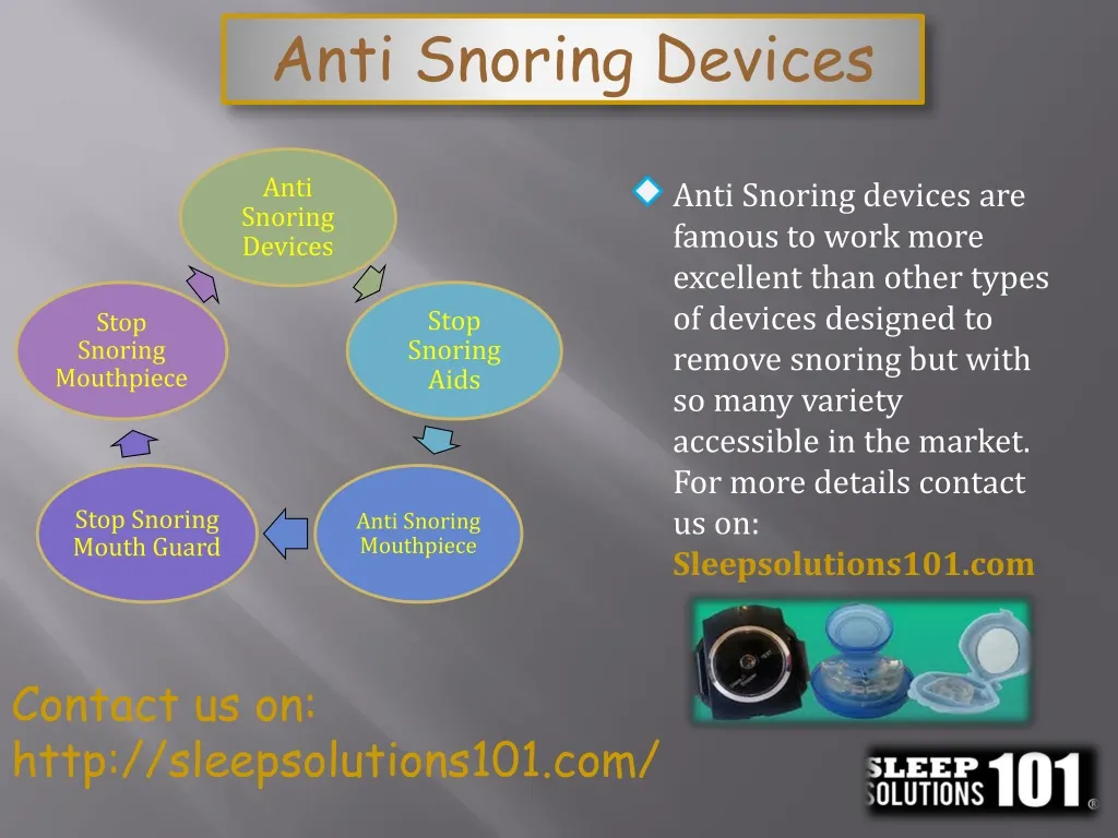 anti snoring d evices