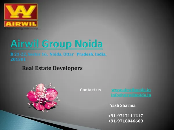 Airwil Group | Airwil Noida | Airwil Projects | Airwil Proje