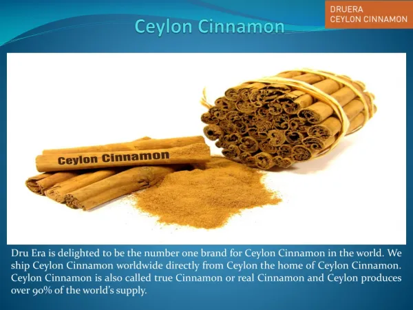 The Uses of Ceylon Cinnamon Products