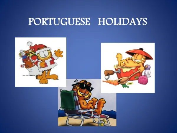 PORTUGUESE HOLIDAYS