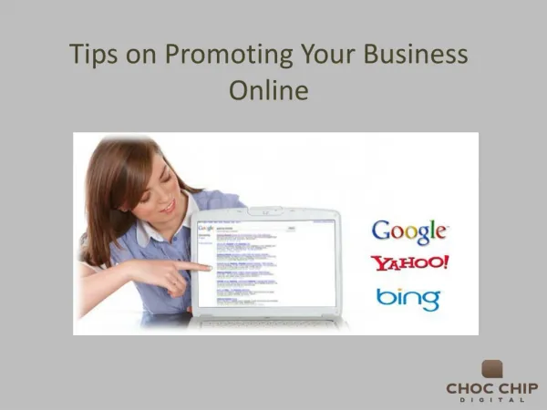 Tips on Promoting Your Business Online