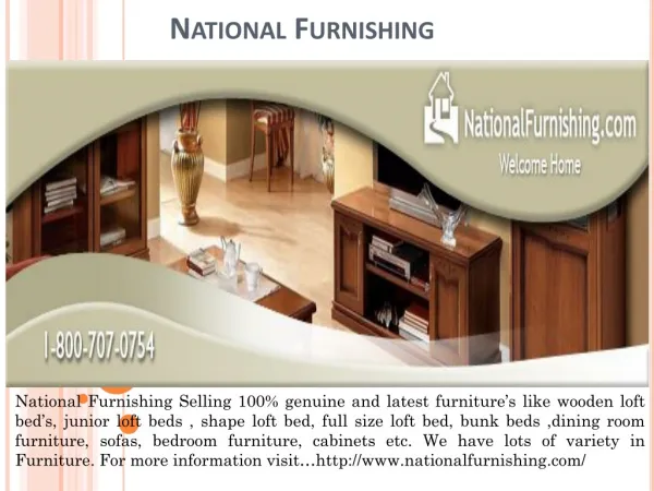 Buy Best Furniture Products Online -National Furnishing