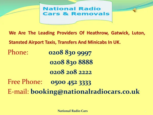 Heathrow Airport Taxi Service