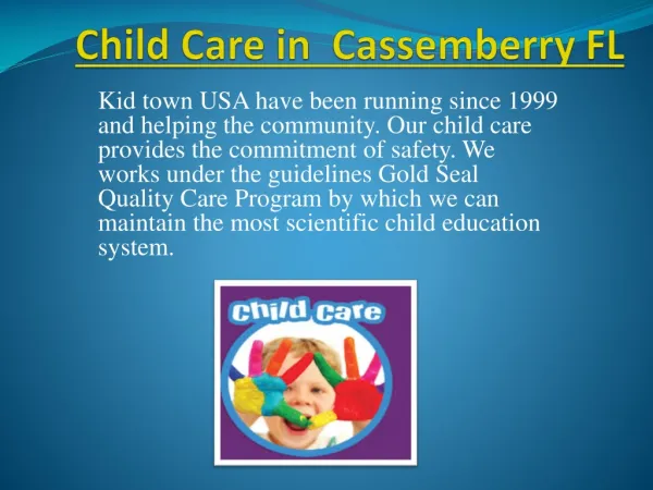 child day care centre