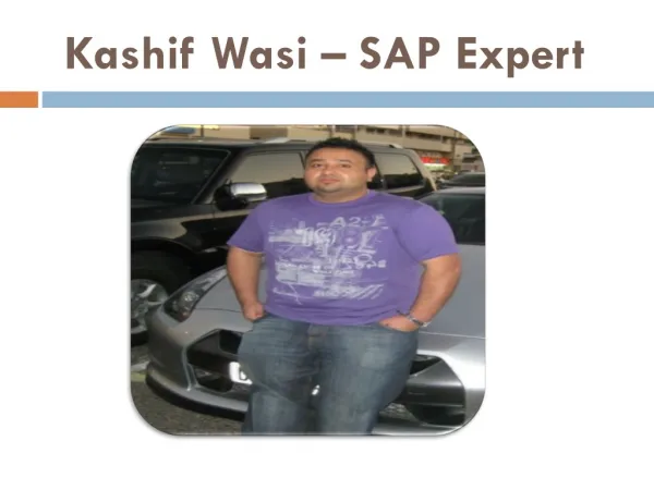 Kashif Wasi SAP Consultant