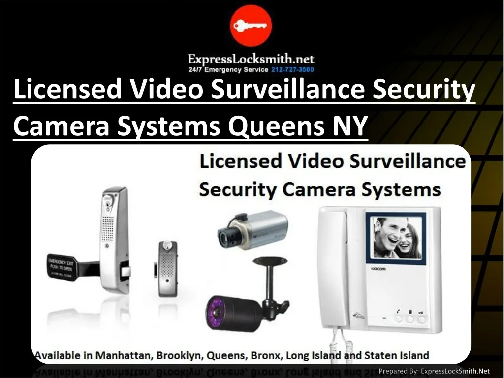 licensed video surveillance security camera